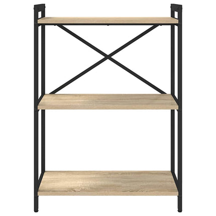 Hyllsystem 60 x 30 x 85 cm Konstruerat trä Sonoma-ek