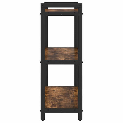 Hyllsystem Rökt ek 60 x 30 x 85 cm Konstruerat trä