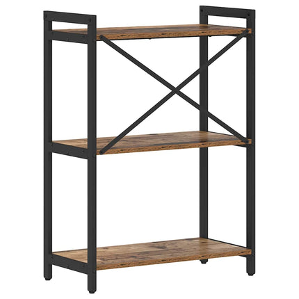 Hyllsystem 60 x 30 x 85 cm Konstruerat trä Gammalt trä
