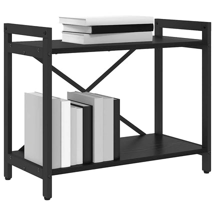 Hyllsystem Svart Ek 60 x 30 x 50 cm Konstruerat trä