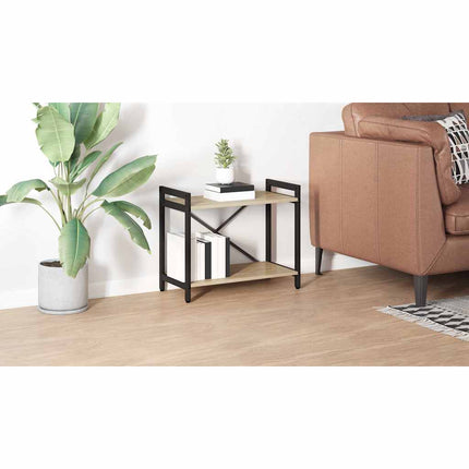 Hyllsystem 60 x 30 x 50 cm Konstruerat trä Sonoma-ek