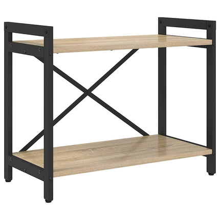 Hyllsystem 60 x 30 x 50 cm Konstruerat trä Sonoma-ek