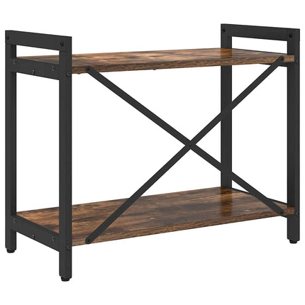 Hyllsystem 60 x 30 x 50 cm Konstruerat trä Rökt ek
