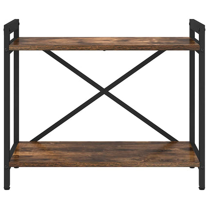 Hyllsystem 60 x 30 x 50 cm Konstruerat trä Rökt ek