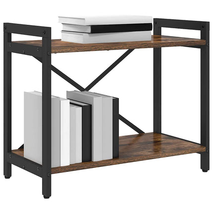 Hyllsystem 60 x 30 x 50 cm Konstruerat trä Rökt ek