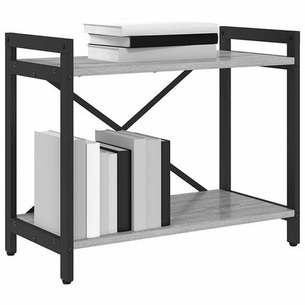 Hyllsystem 60 x 30 x 50 cm Konstruerat trä Grå sonoma