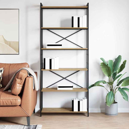 Hyllsystem Artisan Ek 80 x 30 x 189,5 cm Konstruerat trä