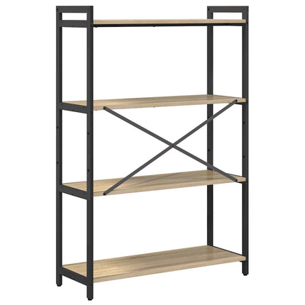 Hyllsystem Sonoma-ek 80 x 30 x 120 cm Konstruerat trä