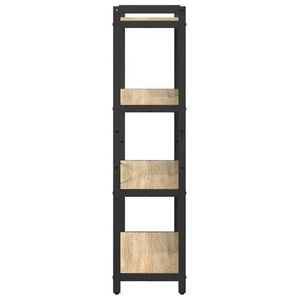 Hyllsystem 80 x 30 x 120 cm Konstruerat trä Sonoma-ek