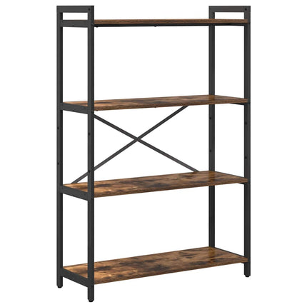 Hyllsystem Rökt ek 80 x 30 x 120 cm Konstruerat trä