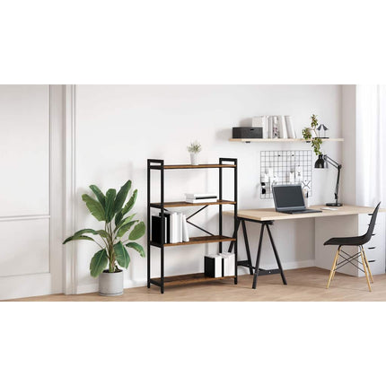 Hyllsystem 80 x 30 x 120 cm Konstruerat trä Gammalt trä