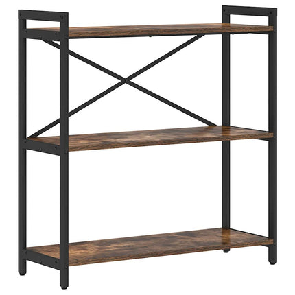 Hyllsystem 80 x 30 x 85 cm Konstruerat trä Rökt ek