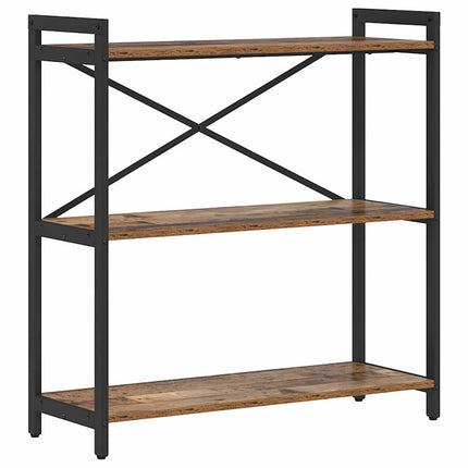 Hyllsystem 80 x 30 x 85 cm Konstruerat trä Gammalt trä