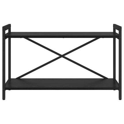 Hyllsystem Svart Ek 80 x 30 x 50 cm Konstruerat trä