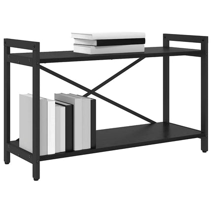 Hyllsystem Svart Ek 80 x 30 x 50 cm Konstruerat trä