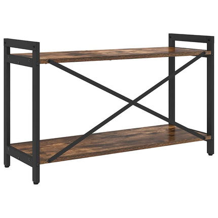 Hyllsystem Rökt ek 80 x 30 x 50 cm Konstruerat trä