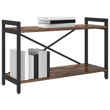 Hyllsystem Rökt ek 80 x 30 x 50 cm Konstruerat trä
