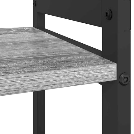 Hyllsystem Grå sonoma 80 x 30 x 50 cm Konstruerat trä
