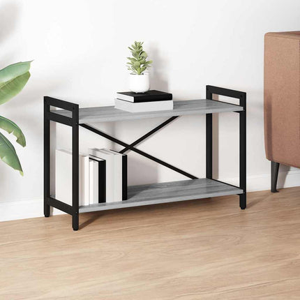 Hyllsystem Grå sonoma 80 x 30 x 50 cm Konstruerat trä