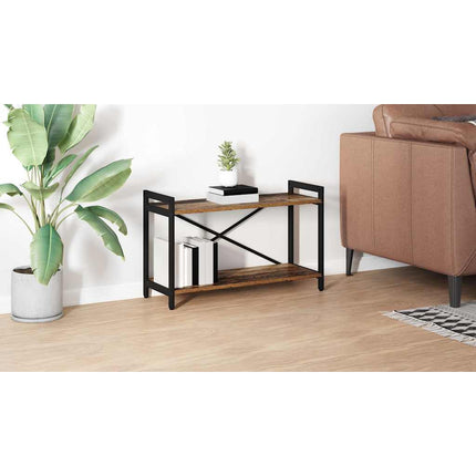Hyllsystem 80 x 30 x 50 cm Konstruerat trä Gammalt trä