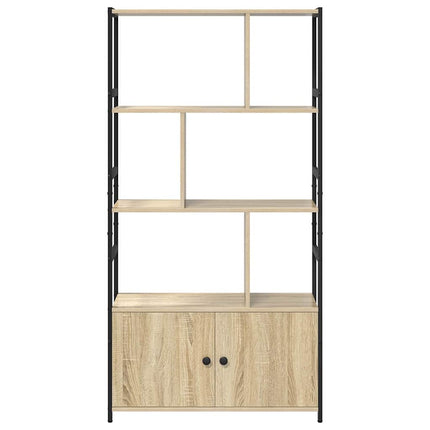 Hyllsystem Sonoma-ek 80 x 30 x 155,5 cm Konstruerat trä