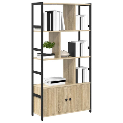Hyllsystem 80 x 30 x 155,5 cm Konstruerat trä Sonoma-ek
