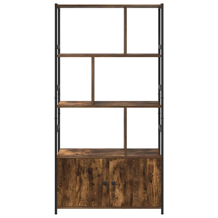 Hyllsystem Rökt ek 80 x 30 x 155,5 cm Konstruerat trä
