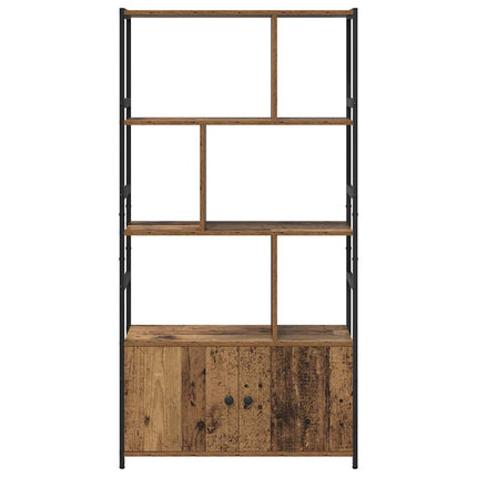 Hyllsystem 80 x 30 x 155,5 cm Konstruerat trä Gammalt trä
