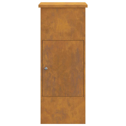 Paketbox Rostig 44,5 x 29 x 110,5 cm Väderbeständig stål