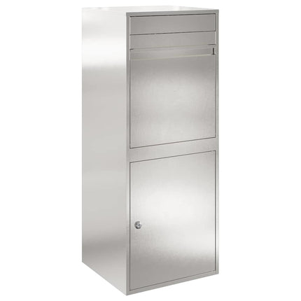 Paketbox med lagring Silver 47,5 x 38 x 59 cm Rostfritt stål