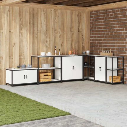 Köksförvaring HATTEM Vit 90 x 50 x 92 cm Stål