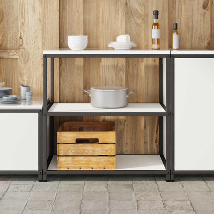 Köksförvaring HATTEM Vit 90 x 50 x 92 cm Stål
