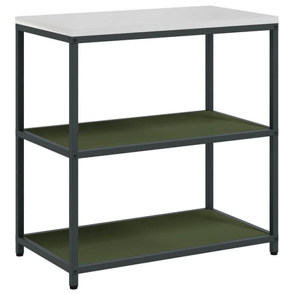 Kök Hyllsystem HATTEM Olivgrön 90 x 50 x 92 cm Stål