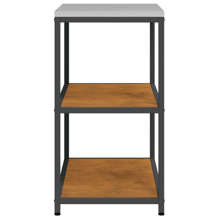 Kök Hyllsystem HATTEM Rostig 90 x 50 x 92 cm Stål