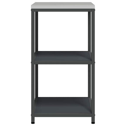 Kök Hyllsystem HATTEM Antracit 60 x 50 x 92 cm Stål