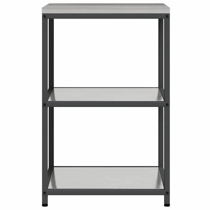 Kök Hyllsystem HATTEM Silver 60 x 50 x 92 cm Stål