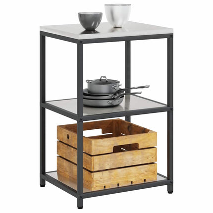 Köksförvaring HATTEM Silver 60 x 50 x 92 cm Stål