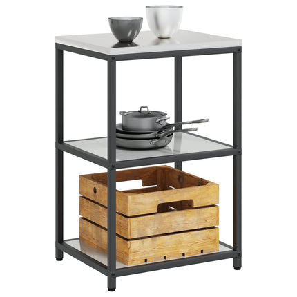 Köksförvaring HATTEM Silver 60 x 50 x 92 cm Stål