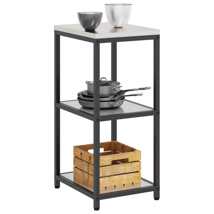Kök Hyllsystem HATTEM Silver 40 x 50 x 92 cm Stål