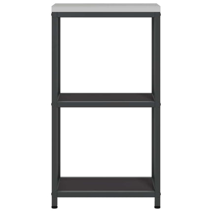 Kök Hyllsystem HATTEM Svart 30 x 50 x 92 cm Stål