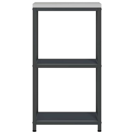 Kök Hyllsystem HATTEM Antracit 30 x 50 x 92 cm Stål