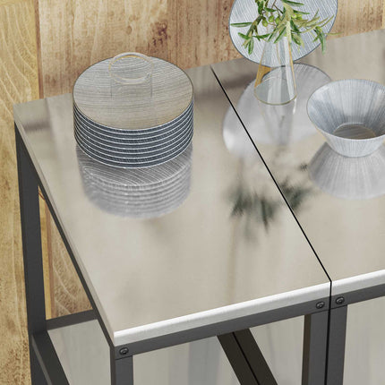 Köksförvaring HATTEM Silver 30 x 50 x 92 cm Stål