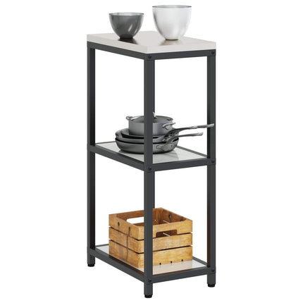 Köksförvaring HATTEM Silver 30 x 50 x 92 cm Stål