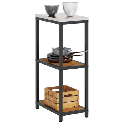 Kök Hyllsystem HATTEM Rostig 30 x 50 x 92 cm Stål