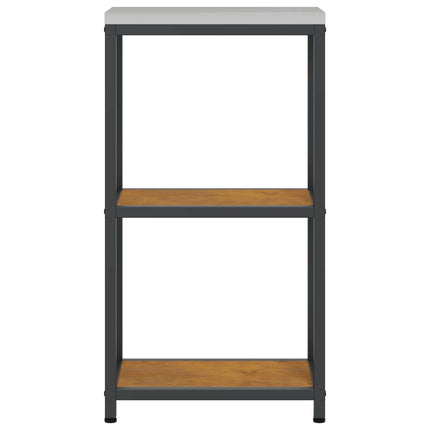 Kök Hyllsystem HATTEM Rostig 30 x 50 x 92 cm Stål