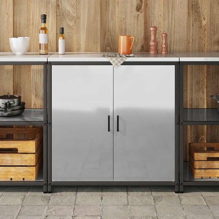 Köksförvaring HATTEM Silver 90 x 50 x 92 cm Stål