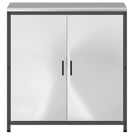 Köksförvaringsskåp HATTEM Silver 90 x 50 x 92 cm Stål