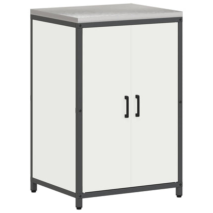 Köksförvaringsskåp HATTEM Vit 60 x 50 x 92 cm Stål