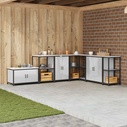 Köksförvaring HATTEM Silver 60 x 50 x 92 cm Stål