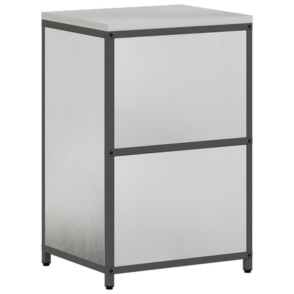 Köksförvaring HATTEM Silver 60 x 50 x 92 cm Stål